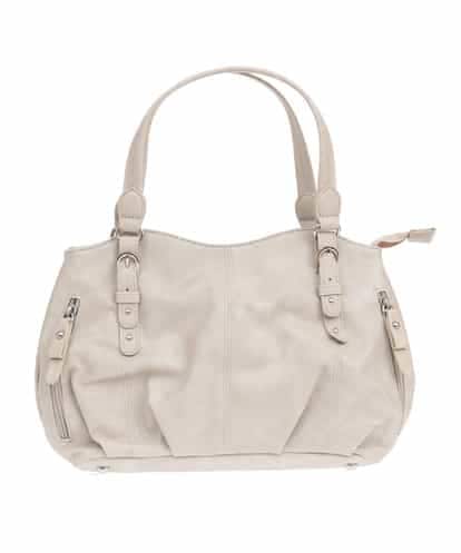 BKCGV04140 MK MICHEL KLEIN BAG [2WAY]ベルトアクセントラウンドトートバッグ