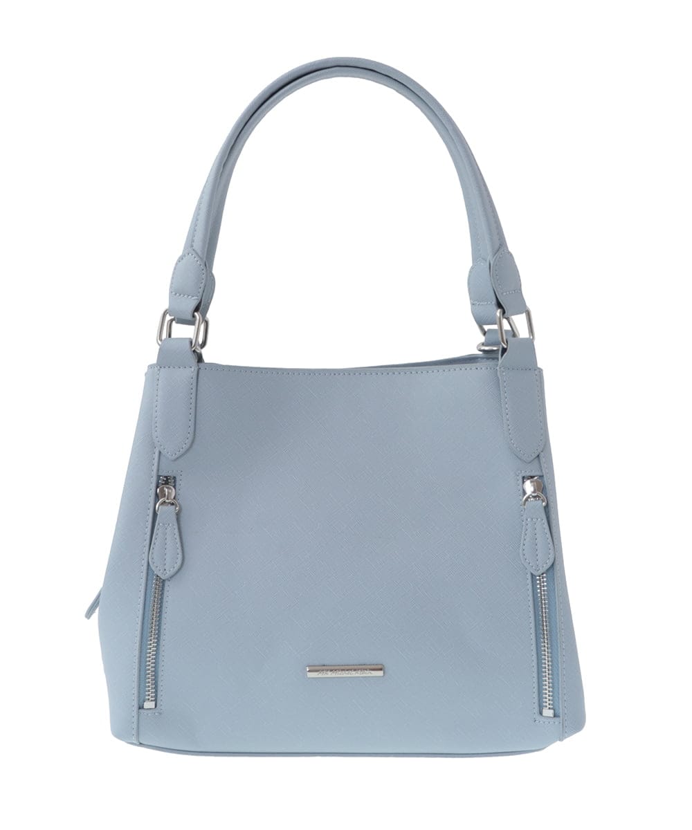 BKCGV07150 MK MICHEL KLEIN BAG(MK ミッシェルクラン バッグ) [2WAY]サイドファスナースクエアトートバッグ ピンク