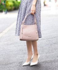 BKCGV07150 MK MICHEL KLEIN BAG(MK ミッシェルクラン バッグ) [2WAY]サイドファスナースクエアトートバッグ ピンク