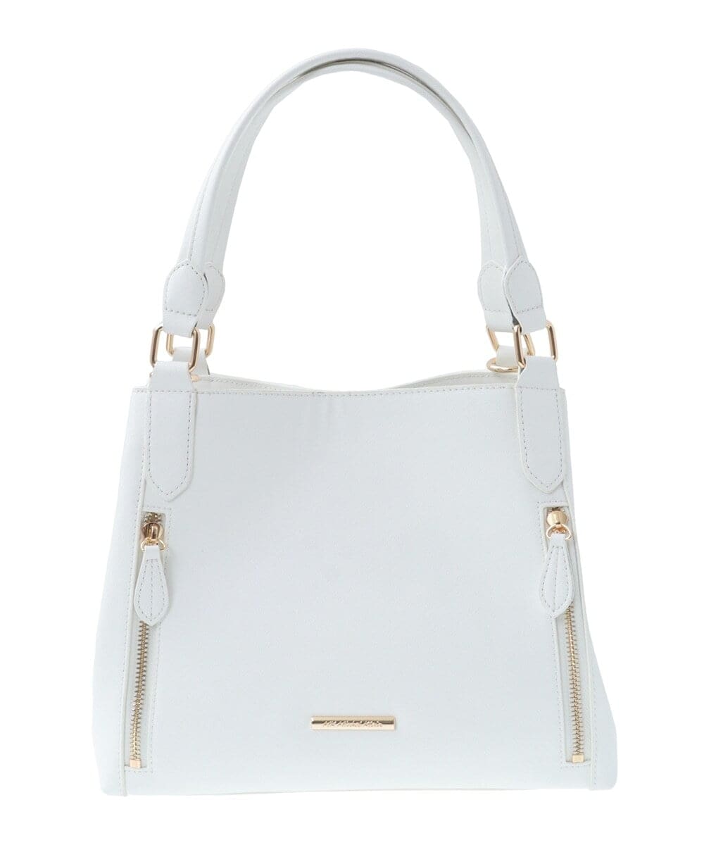 BKCGV07150 MK MICHEL KLEIN BAG(MK ミッシェルクラン バッグ) [2WAY]サイドファスナースクエアトートバッグ ピンク