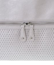 BKCGV26160 MK MICHEL KLEIN BAG(MK ミッシェルクラン バッグ) [2WAY/A4サイズ対応]パンチングデザイン変形トートバッグ グリーン