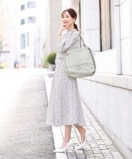 BKCGV26160 MK MICHEL KLEIN BAG(MK ミッシェルクラン バッグ) [2WAY/A4サイズ対応]パンチングデザイン変形トートバッグ グリーン