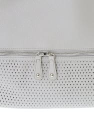 BKCGV26160 MK MICHEL KLEIN BAG(MK ミッシェルクラン バッグ) [2WAY/A4サイズ対応]パンチングデザイン変形トートバッグ ネイビー