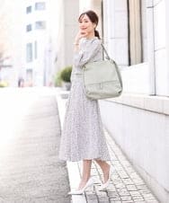 BKCGV26160 MK MICHEL KLEIN BAG(MK ミッシェルクラン バッグ) [2WAY/A4サイズ対応]パンチングデザイン変形トートバッグ ネイビー