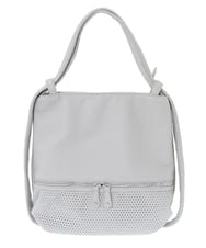 BKCGV26160 MK MICHEL KLEIN BAG(MK ミッシェルクラン バッグ) [2WAY/A4サイズ対応]パンチングデザイン変形トートバッグ ライトグレー