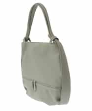 BKCGV26160 MK MICHEL KLEIN BAG(MK ミッシェルクラン バッグ) [2WAY/A4サイズ対応]パンチングデザイン変形トートバッグ グリーン