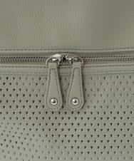BKCGV26160 MK MICHEL KLEIN BAG(MK ミッシェルクラン バッグ) [2WAY/A4サイズ対応]パンチングデザイン変形トートバッグ グリーン