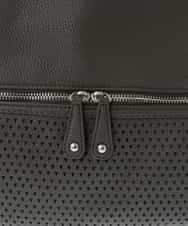 BKCGV26160 MK MICHEL KLEIN BAG(MK ミッシェルクラン バッグ) [2WAY/A4サイズ対応]パンチングデザイン変形トートバッグ グリーン