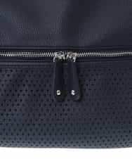 BKCGV26160 MK MICHEL KLEIN BAG(MK ミッシェルクラン バッグ) [2WAY/A4サイズ対応]パンチングデザイン変形トートバッグ ネイビー