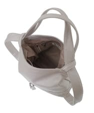BKCGV28150 MK MICHEL KLEIN BAG(MK ミッシェルクラン バッグ) [2WAY/人気の定番BAG]パンチングデザイン変形ミニトートバッグ アイボリー