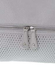 BKCGV28150 MK MICHEL KLEIN BAG(MK ミッシェルクラン バッグ) [2WAY/人気の定番BAG]パンチングデザイン変形ミニトートバッグ アイボリー
