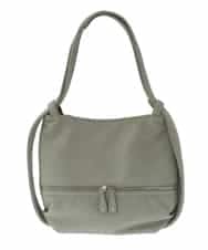 BKCGV28150 MK MICHEL KLEIN BAG(MK ミッシェルクラン バッグ) [2WAY/人気の定番BAG]パンチングデザイン変形ミニトートバッグ グリーン