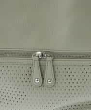 BKCGV28150 MK MICHEL KLEIN BAG(MK ミッシェルクラン バッグ) [2WAY/人気の定番BAG]パンチングデザイン変形ミニトートバッグ アイボリー
