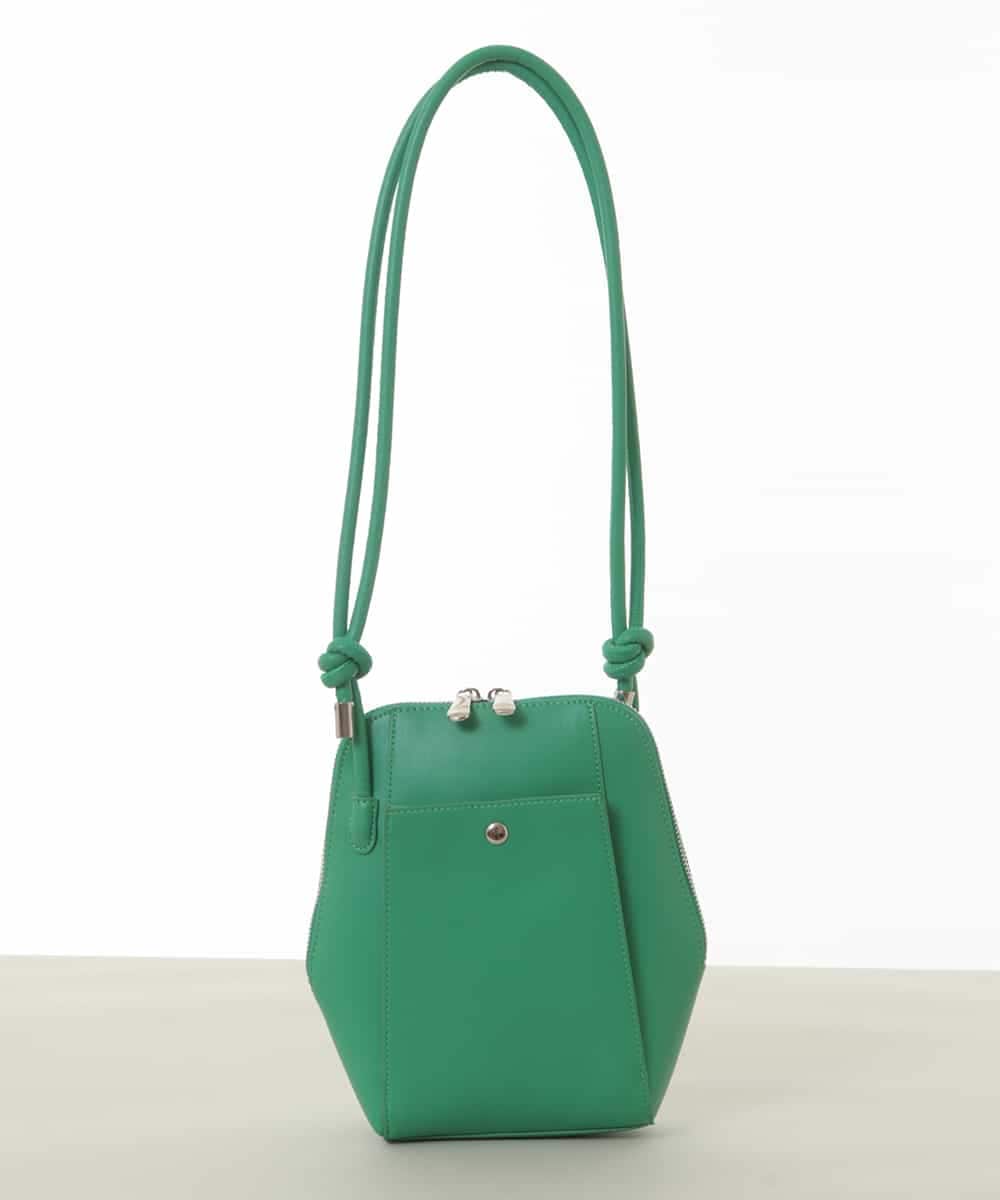 BKCGV83110 MK MICHEL KLEIN BAG(MK ミッシェルクラン バッグ) [軽量]コクーンシルエットショルダーバッグ グリーン