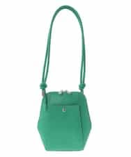 BKCGV83110 MK MICHEL KLEIN BAG(MK ミッシェルクラン バッグ) [軽量]コクーンシルエットショルダーバッグ グリーン
