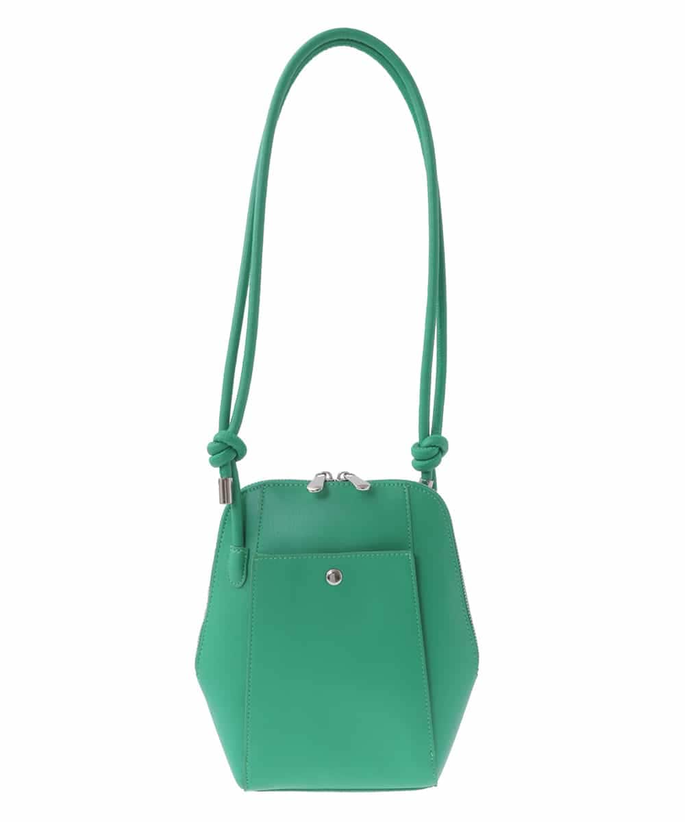 BKCGV83110 MK MICHEL KLEIN BAG(MK ミッシェルクラン バッグ) [軽量]コクーンシルエットショルダーバッグ グリーン