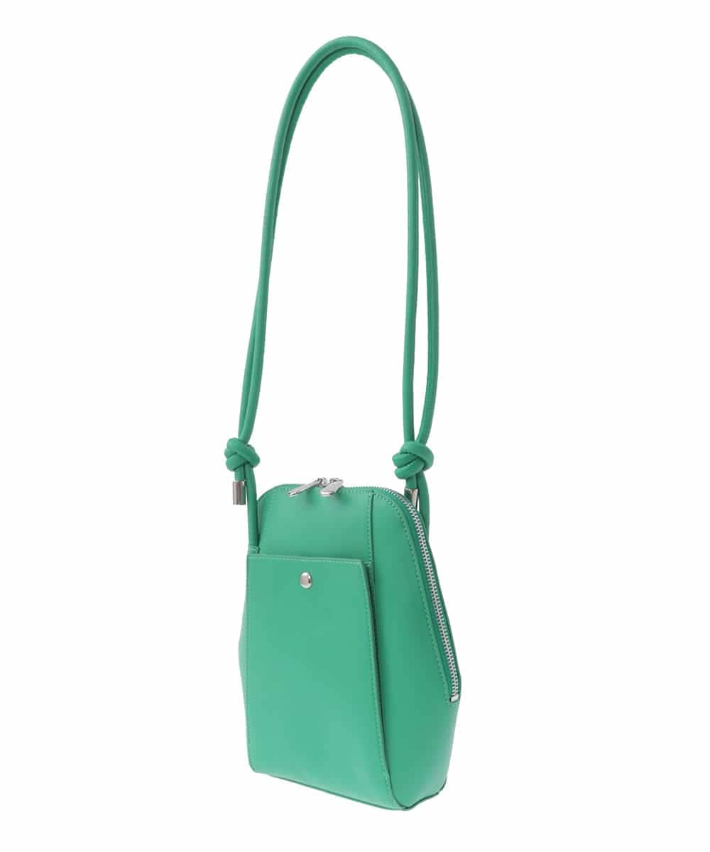 BKCGV83110 MK MICHEL KLEIN BAG(MK ミッシェルクラン バッグ) [軽量]コクーンシルエットショルダーバッグ グリーン