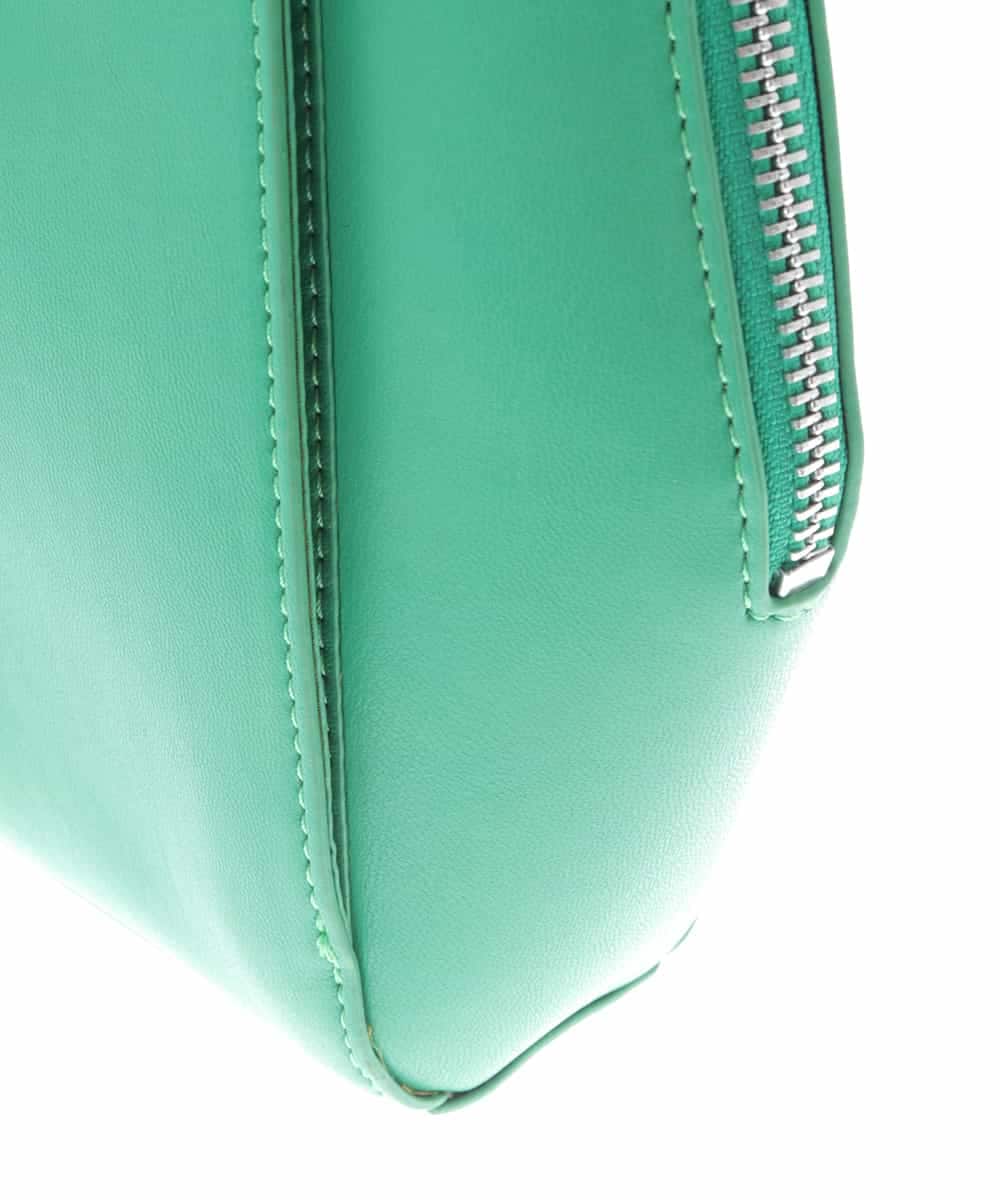 BKCGV83110 MK MICHEL KLEIN BAG(MK ミッシェルクラン バッグ) [軽量]コクーンシルエットショルダーバッグ グリーン