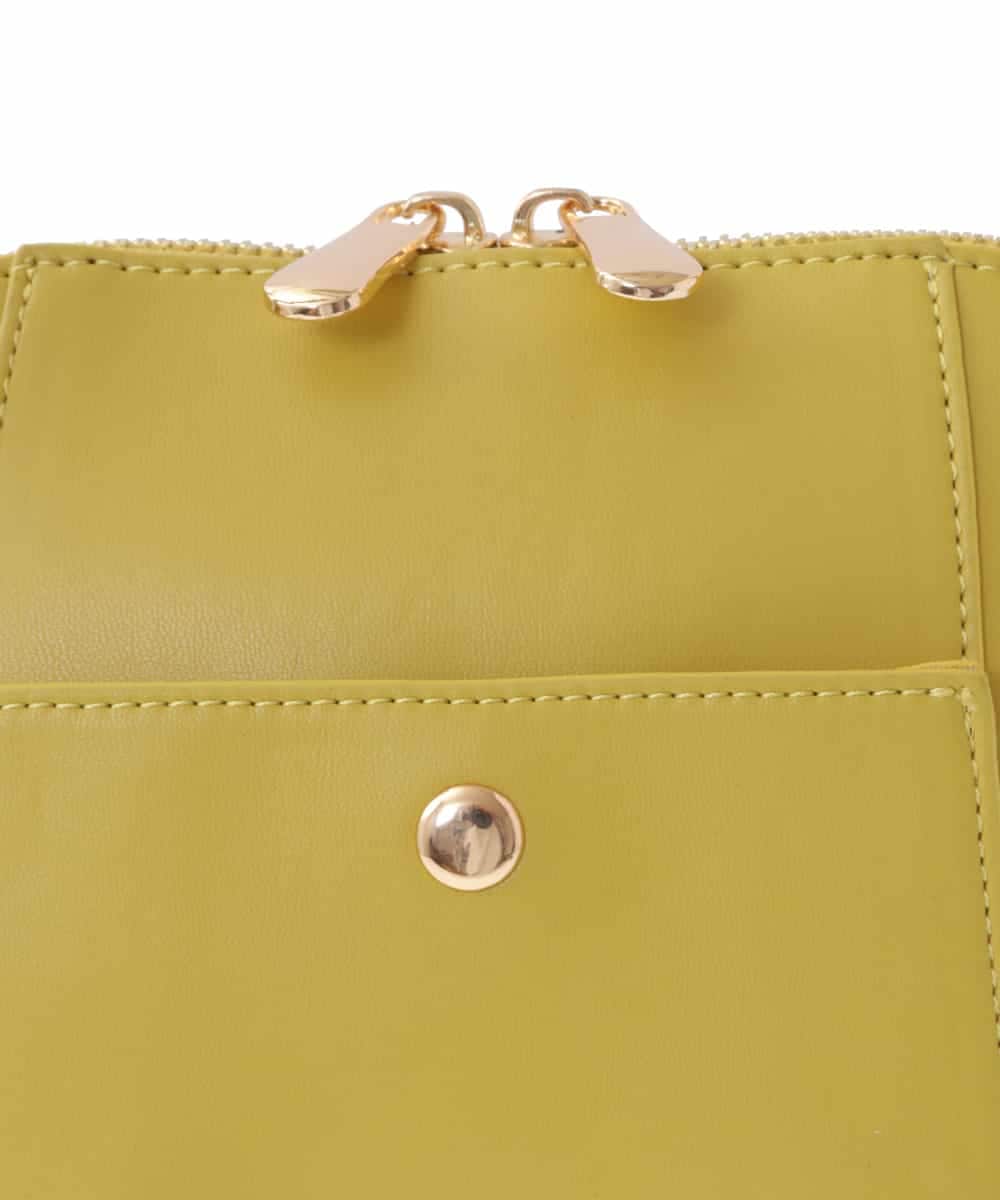 BKCGV83110 MK MICHEL KLEIN BAG(MK ミッシェルクラン バッグ) [軽量]コクーンシルエットショルダーバッグ グリーン