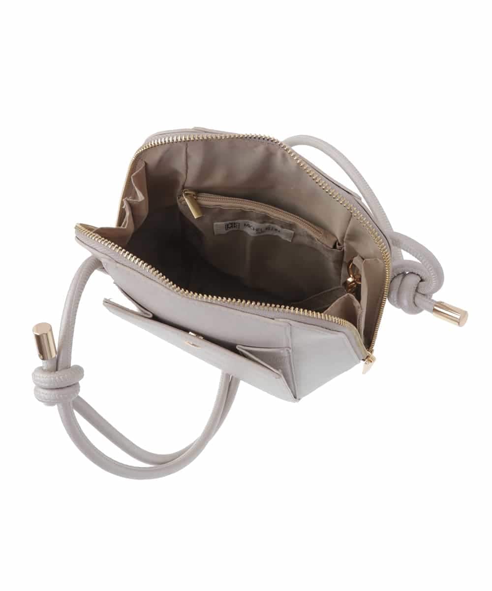 BKCGV83110 MK MICHEL KLEIN BAG(MK ミッシェルクラン バッグ) [軽量]コクーンシルエットショルダーバッグ グリーン
