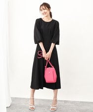 BKCGW83110 MK MICHEL KLEIN BAG(MK ミッシェルクラン バッグ) [軽量]メッシュ風コクーンシルエットショルダーバッグ ピンク