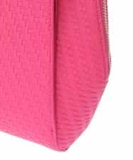 BKCGW83110 MK MICHEL KLEIN BAG(MK ミッシェルクラン バッグ) [軽量]メッシュ風コクーンシルエットショルダーバッグ ピンク