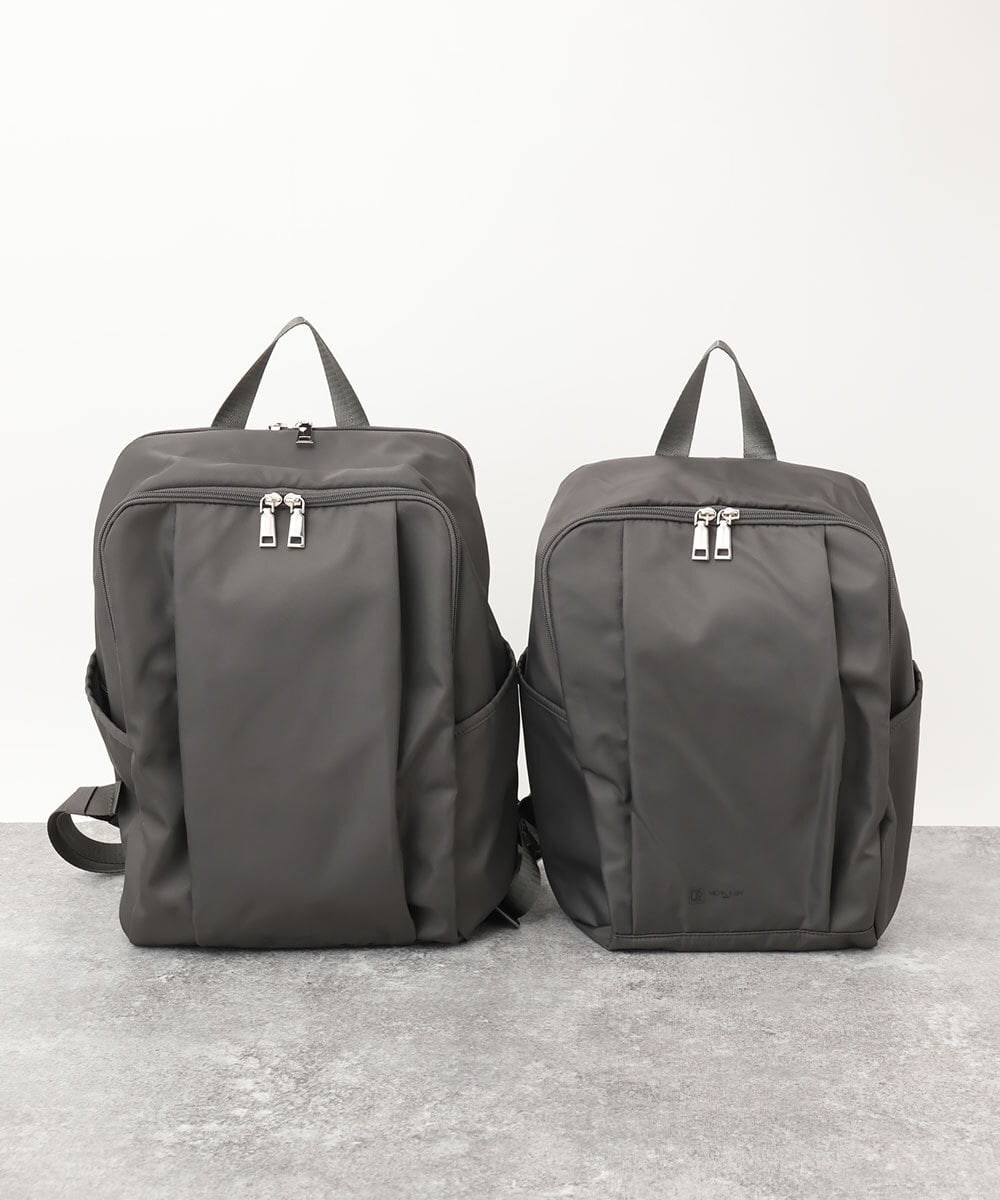 BKRAA03170 MK MICHEL KLEIN BAG(MK ミッシェルクラン バッグ) フロントタックデザインリュック グレー