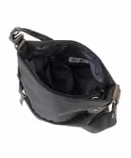 BKRAA90140 MK MICHEL KLEIN BAG(MK ミッシェルクラン バッグ) [撥水/500g以下の軽量]アクセントレザースクエアショルダーバッグ パープル×ベージュ