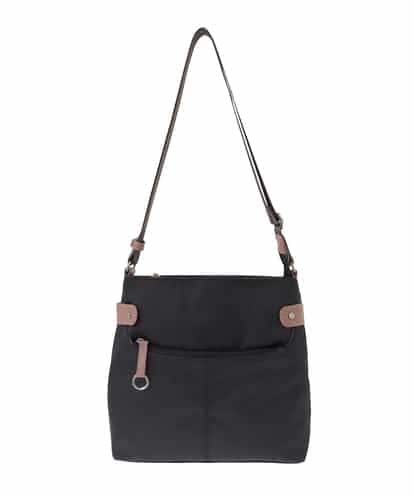 BKRAA90140 MK MICHEL KLEIN BAG [撥水/500g以下の軽量]アクセントレザースクエアショルダーバッグ
