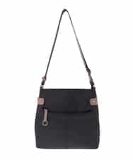 BKRAA90140 MK MICHEL KLEIN BAG(MK ミッシェルクラン バッグ) [撥水/500g以下の軽量]アクセントレザースクエアショルダーバッグ パープル