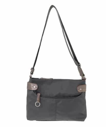 MK MICHEL KLEIN BAG(MK ミッシェルクラン バッグ) [撥水/500g以下の軽量]アクセントレザーコンパクトショルダーバッグ ブロンズ フリーサイズ