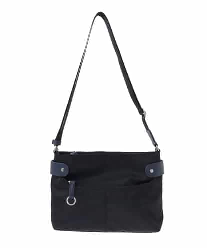 MK MICHEL KLEIN BAG(MK ミッシェルクラン バッグ) [撥水/500g以下の軽量]アクセントレザーコンパクトショルダーバッグ ホワイト/白 フリーサイズ