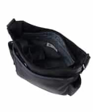 BKRAA94150 MK MICHEL KLEIN BAG(MK ミッシェルクラン バッグ) [撥水/500g以下の軽量]アクセントレザーショルダーバッグ パープル×ベージュ