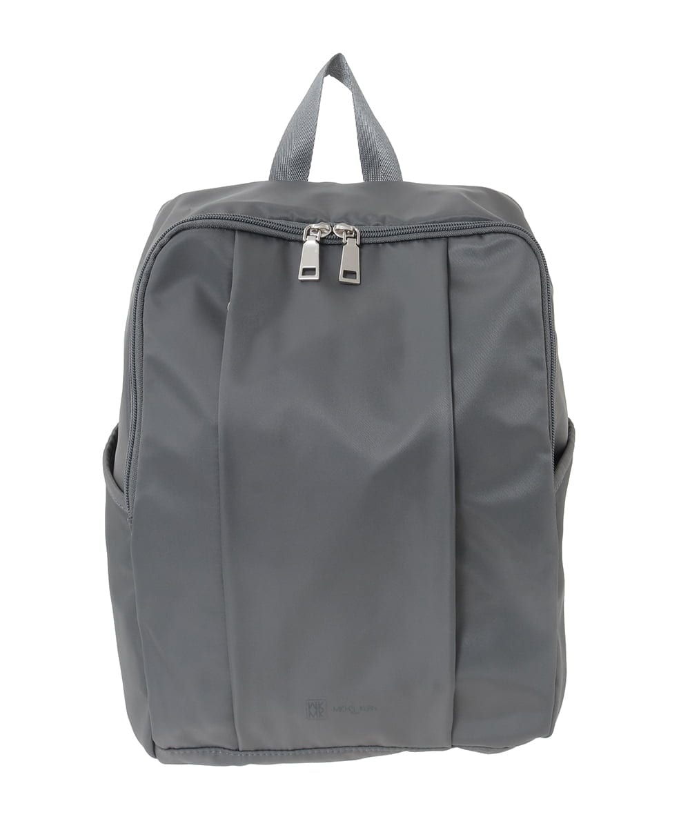 BKRAD02160 MK MICHEL KLEIN BAG(MK ミッシェルクラン バッグ) [撥水/A4収納可]フロントタックコンパクトリュック ベージュ