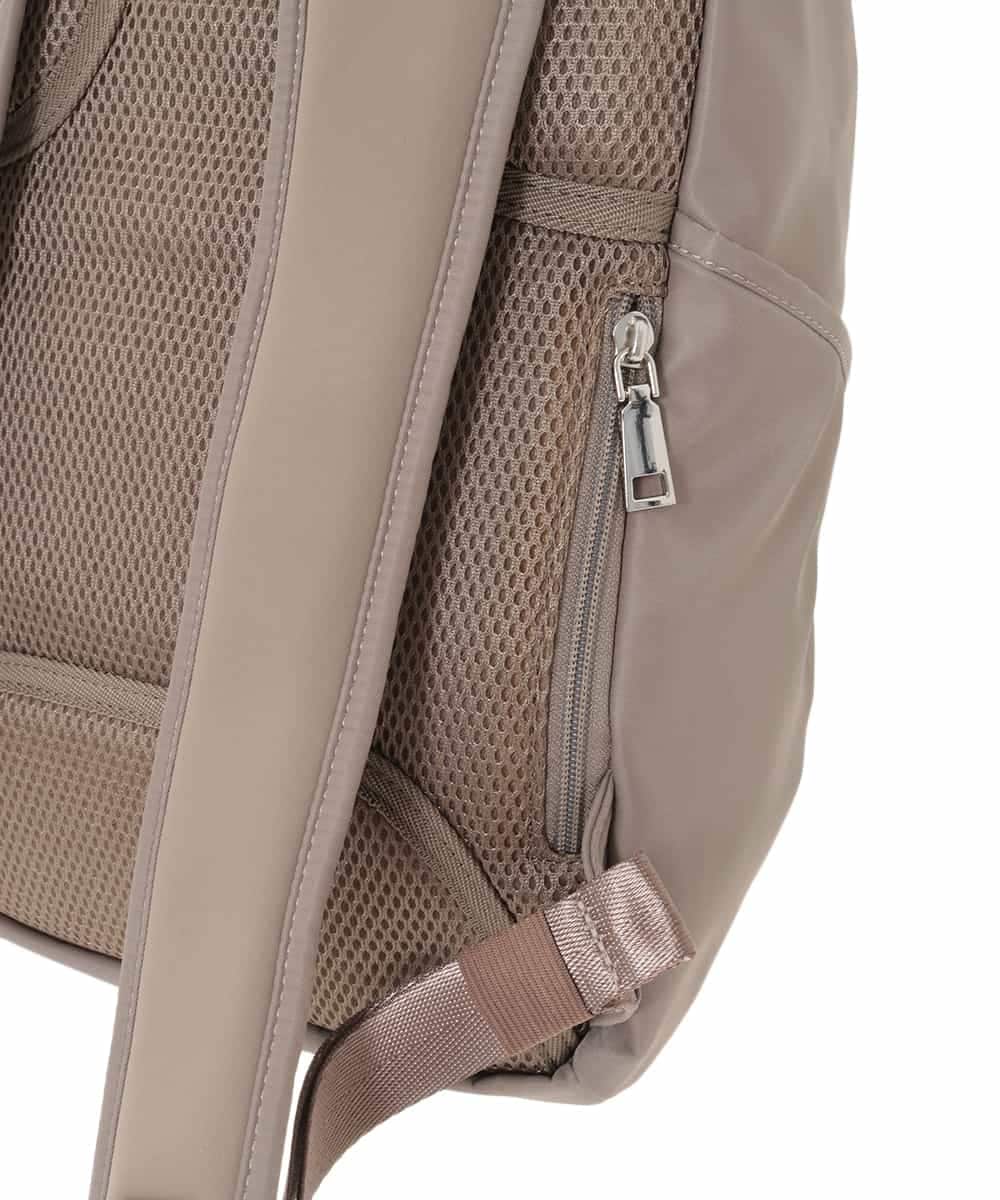 BKRAD02160 MK MICHEL KLEIN BAG(MK ミッシェルクラン バッグ) [撥水]フロントタックコンパクトリュック ベージュ