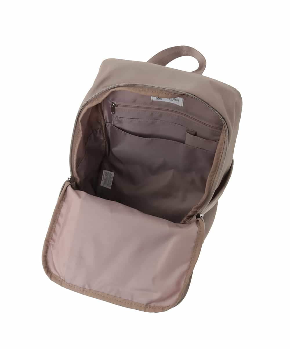 BKRAD02160 MK MICHEL KLEIN BAG(MK ミッシェルクラン バッグ) [撥水]フロントタックコンパクトリュック ベージュ