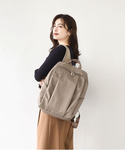 BKRAD03170 MK MICHEL KLEIN BAG [撥水/A4収納可]フロントタックデザインリュック