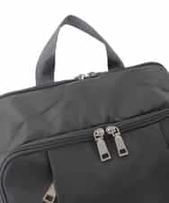 BKRAD03170 MK MICHEL KLEIN BAG(MK ミッシェルクラン バッグ) [撥水/A4収納可]フロントタックデザインリュック グレー