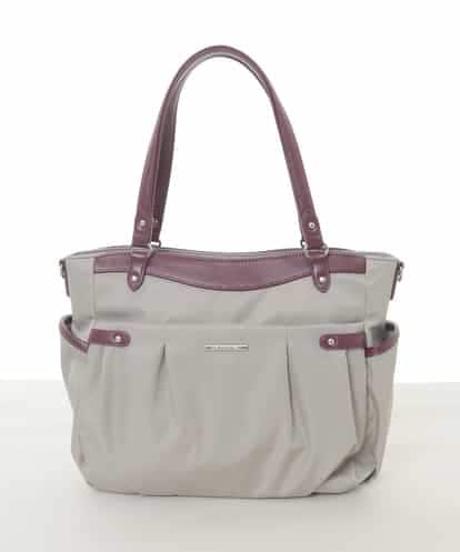 BKRAD31180 MK MICHEL KLEIN BAG [撥水/2WAY]サイドポケットパイピングバッグ