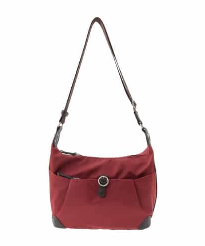 BKRAD81140 MK MICHEL KLEIN BAG [撥水/500g以下の軽量]レザーポイントナイロンショルダーバッグ