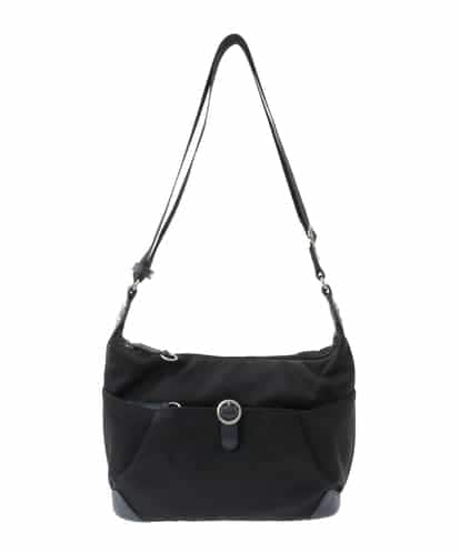 BKRAD81140 MK MICHEL KLEIN BAG [撥水/500g以下の軽量]レザーポイントナイロンショルダーバッグ