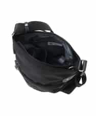 BKRAD90150 MK MICHEL KLEIN BAG(MK ミッシェルクラン バッグ) [撥水/500g以下の軽量]アクセントレザースクエアショルダーバッグ グレージュ×パープル