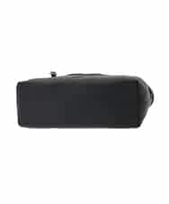 BKRAD91135 MK MICHEL KLEIN BAG(MK ミッシェルクラン バッグ) [撥水/500g以下の軽量]アクセントレザーコンパクトショルダーバッグ ブラック×ネイビー