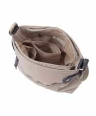 BKRAD91135 MK MICHEL KLEIN BAG(MK ミッシェルクラン バッグ) [撥水/500g以下の軽量]アクセントレザーコンパクトショルダーバッグ ブラック×ネイビー