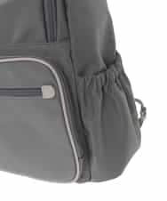 BKRAD96170 MK MICHEL KLEIN BAG(MK ミッシェルクラン バッグ) [撥水/A4収納可]スクエアデザインバックパック グレージュ×ベージュ