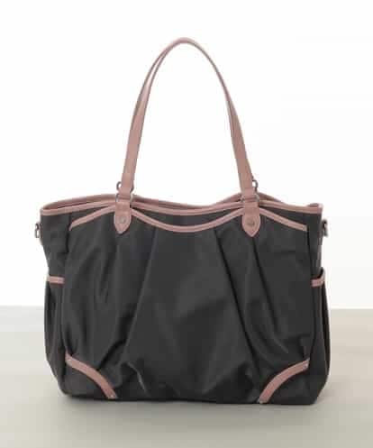 BKRAD98220 MK MICHEL KLEIN BAG [撥水/2WAY]パイピングタックデザイントートバッグ