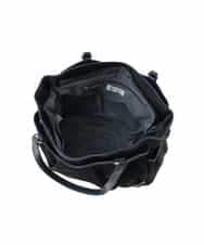 BKRAD98220 MK MICHEL KLEIN BAG(MK ミッシェルクラン バッグ) [撥水/2WAY]パイピングタックデザイントートバッグ ブラウン×ピンク