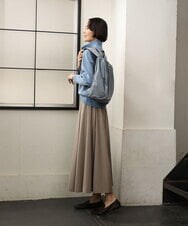 BKRAG02160 MK MICHEL KLEIN BAG(MK ミッシェルクラン バッグ) [15L/撥水/A4収納可]フロントタックデザインコンパクトリュック ライトブルー