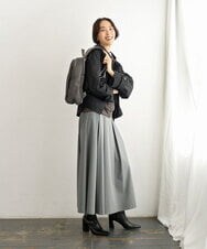 BKRAG02160 MK MICHEL KLEIN BAG(MK ミッシェルクラン バッグ) [15L/撥水/A4収納可]フロントタックデザインコンパクトリュック ライトブルー