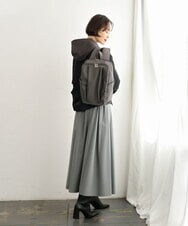 BKRAG02160 MK MICHEL KLEIN BAG(MK ミッシェルクラン バッグ) [15L/撥水/A4収納可]フロントタックデザインコンパクトリュック ライトブルー